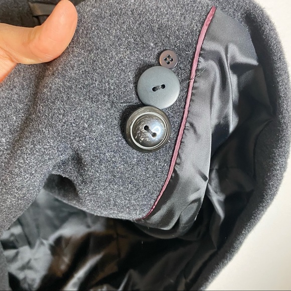 Cole Haan- Women’s Wool Cashmere Blend Pea Coat - Picture 6 of 8